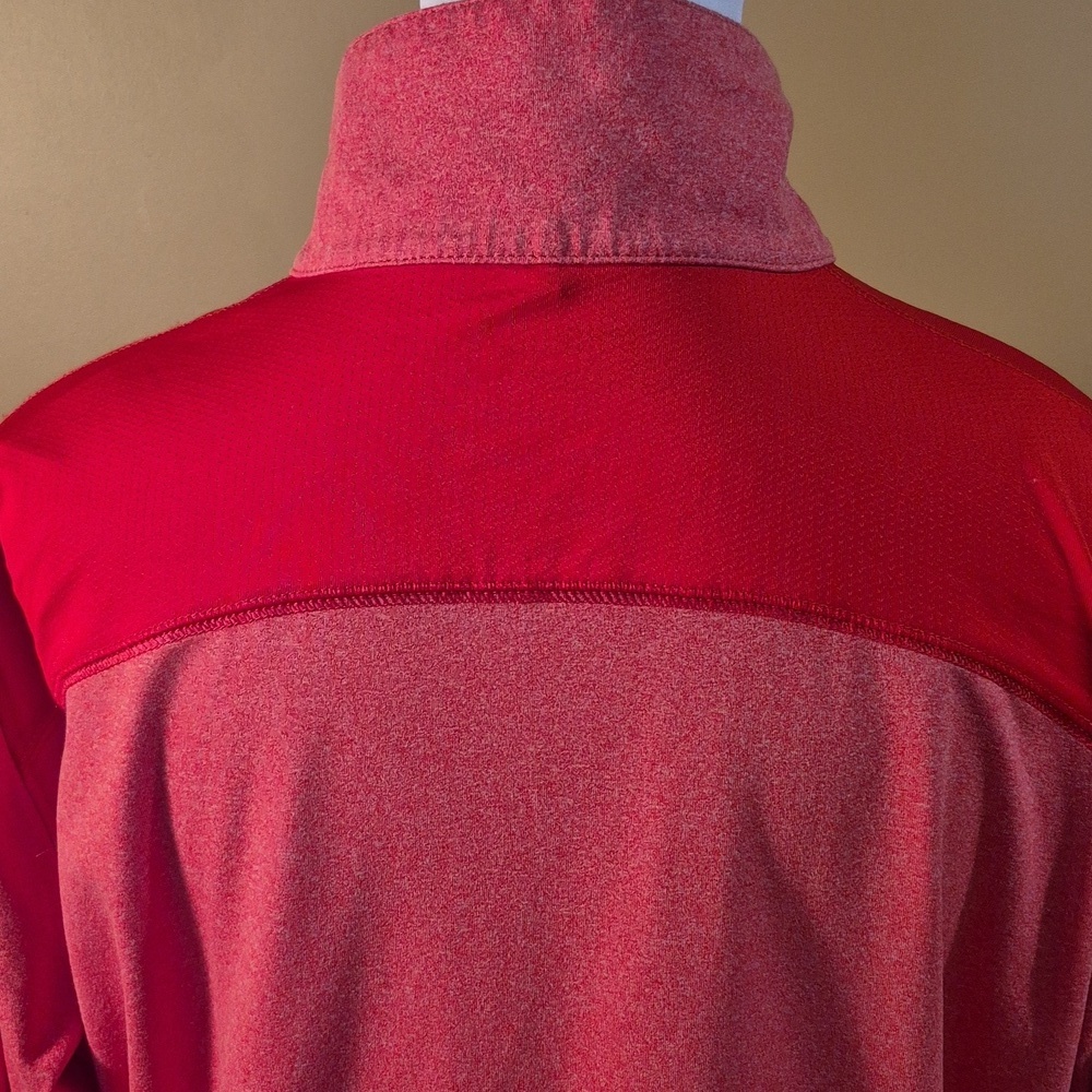 NIKE Quarter-Zip Women's Red Dri-Fit Golf Top SIze XL - Picture 8 of 16